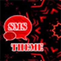 Red Black GO SMS Theme 3.0