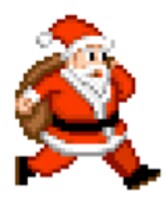 Santas coming icon