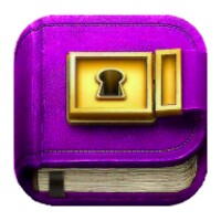 Secret diary with lock icon