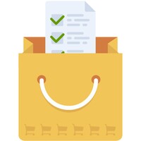 Shopping lists icon