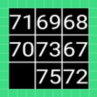 Simple number puzzle icon