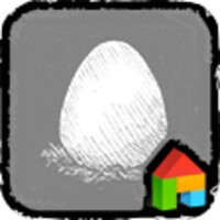 Simple Penguin Gray icon