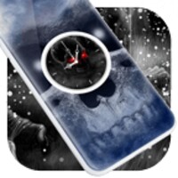 Skull Clock Live Wallpaper icon