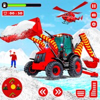 Snow Excavator Truck Games 3D icon