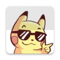 Stickers Detective Amarillo Pkchu icon