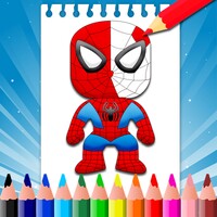 Super hero Coloring Pages icon