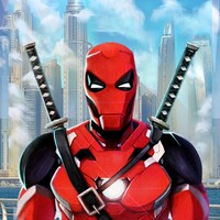 Superhero Iron Ninja Battle icon