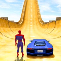 Superhero Mega Ramp GT Racing Stunts icon