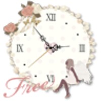 *sweet* 秒針つきアナログ時計 free icon