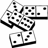 Dominoes game icon