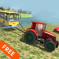 Towing Tractor 3D icon