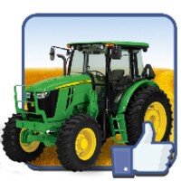 Tractor Parking farm icon