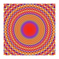 Visual optical illusions 3D icon