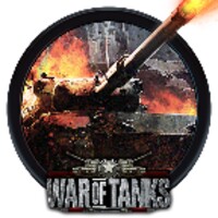 War of tanks theme: Iron battle icon