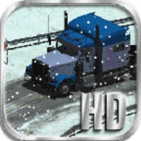 Winter Road Truck 3D icon