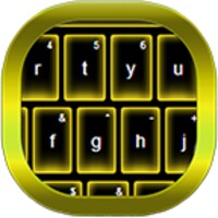 Yellow Neon Keyboard GO icon