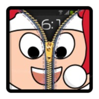 zipper lock screen christmas icon